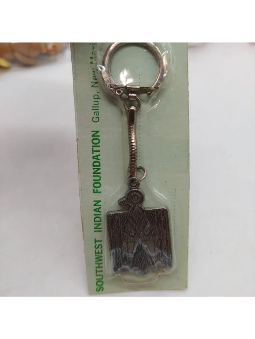 Native American Indian Thunderbird Keychain Southwest Gallup NM READ Vintage
